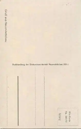 Neuendettelsau - Verlag Buchhandlung der Diakonissen-Anstalt