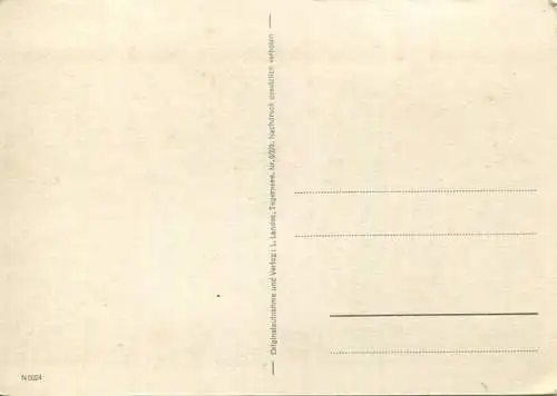 Berggaststätte Hirschberg - AK-Großformat - Verlag L. Landes Tegernsee