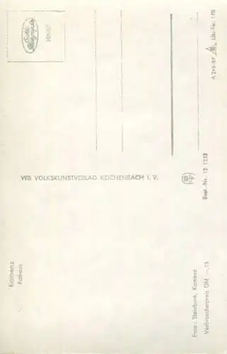 Kamenz - Rathaus - Foto-AK 50er Jahre - Verlag VEB Volkskunstverlag Reichenbach