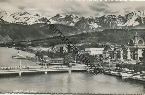 Luzern - Foto-AK - Verlag Th. Rietschl Luzern gel. 1952