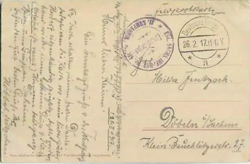 Cirey - Haute-Saone - Schloss Chatillon - Feldpost