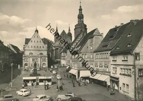 Eisleben - Marktplatz - Foto-AK-Grossformat 60er Jahre - Verlag VEB Bild und Heimat Reichenbach