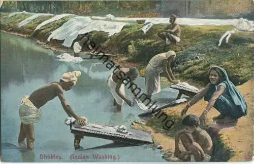 India - Dhobies (Indian Washing)