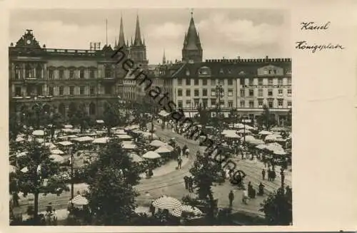 Kassel - Königsplatz - Foto-AK 1932 - Verlag A. Vaternahm Marburg