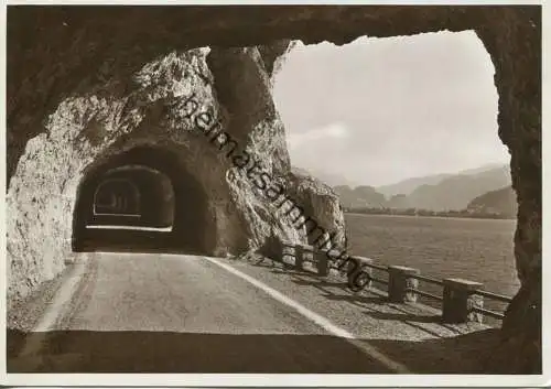 Lago di Garda - Riva - Gallerie dei Titani 1925 - Foto-AK-Grossformat