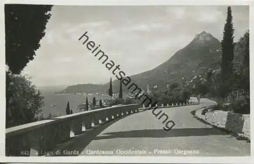 Lago di Garda - Gardesana Occidentale - Presso-Gargnano - Foto-AK 1933 - Edizione Giuseppe de Lucia Brescia 1933