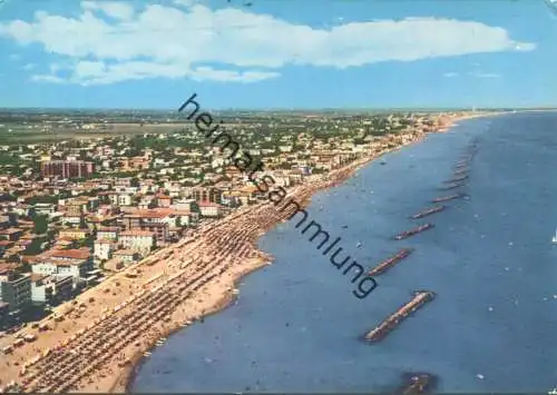 Bellaria - La Spiaggia - AK Grossformat gel. 1966