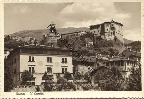 Rovereto - Il Castello - Foto-AK Großformat 1937