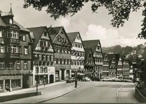 Calw - Marktplatz - Foto-AK Grossformat gel. 1973