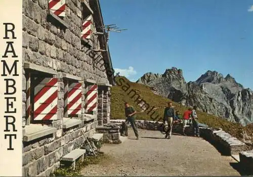 Cabane Rambert - le Haut de Cry - AK Grossformat