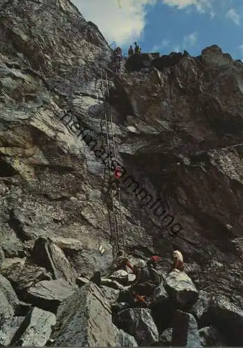 Echelles au Pas de Chevres - Arolla - Cabane des Dix - AK Großformat