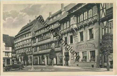 Halberstadt - Fischmarkt - Verlag Otto Diederichs Halberstadt