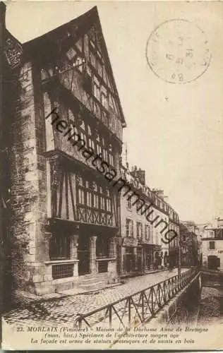 29600 Morlaix - Maison de la Duchesse Anne de Bretagne