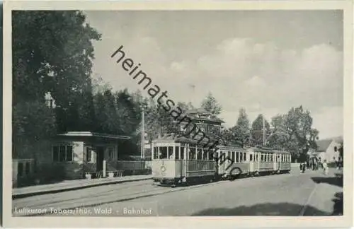 Tabarz - Bahnhof - Strassenbahn - Verlag Richard Zieschank Rudolstadt