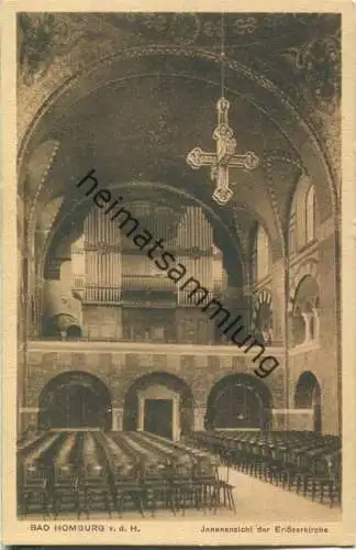 Bad Homburg vor der Höhe - Erlöserkirche - Orgel - Verlag Wilh. Gerling Darmstadt