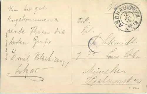 83229 Hohenaschau - Verlag Max Hauch Prien - Feldpost