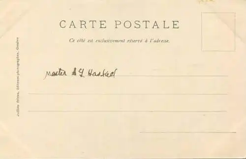 Geneve - La Rade - Raddampfer "France" - Edition Jullien freres Geneve ca. 1900