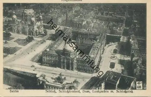 Berlin - Mitte - Schloss - Schlossfreiheit - Dom - Lustgarten mit Schlossplatz - Verlag Luftbild GmbH Berlin 1930