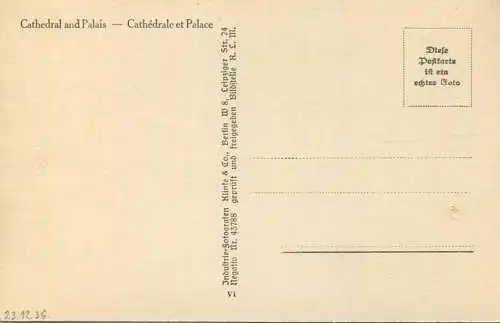 Berlin - Mitte - Dom und Schloss - Foto-AK - Verlag Klinke & Co. Berlin 30er Jahre