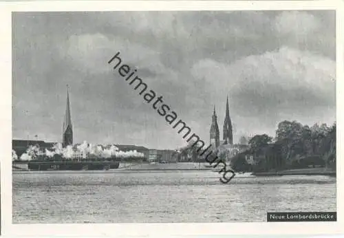 Hamburg - Neue Lombardbrücke - Bestellkarte Java-Kaffee