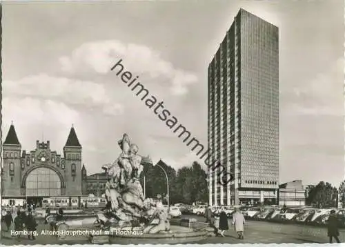 Hamburg-Altona - Hauptbahnhof - Hochhaus - Foto-Ansichtskarte