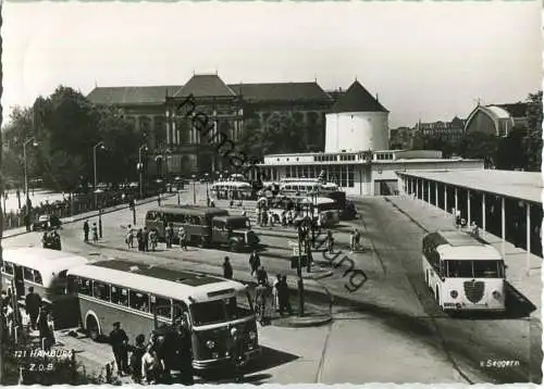 Hamburg - Zentraler Busbahnhof - ZOB - Foto-Ansichtskarte