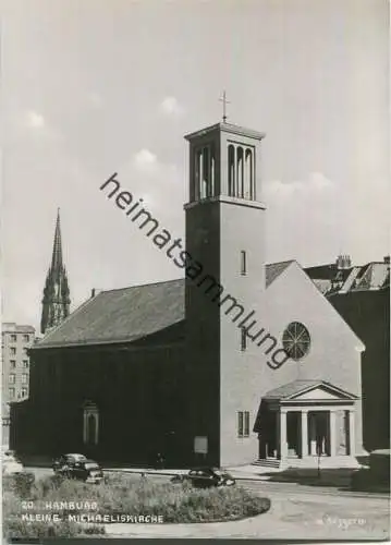 Hamburg - Kleine Michaeliskirche - Foto-Postkarte