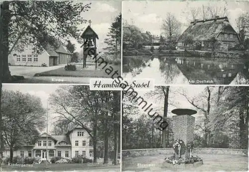 Hamburg-Sasel - Kindergarten - Foto-Ansichtskarte