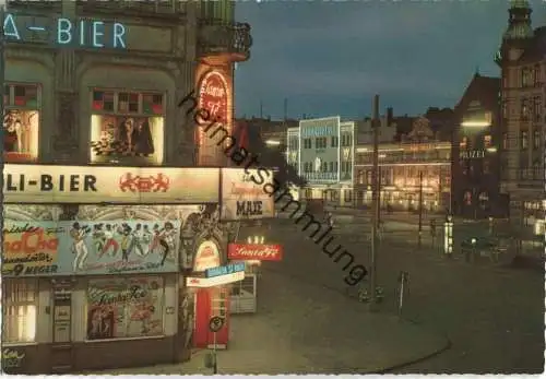 Hamburg - St. Pauli - Reeperbahn bei Nacht