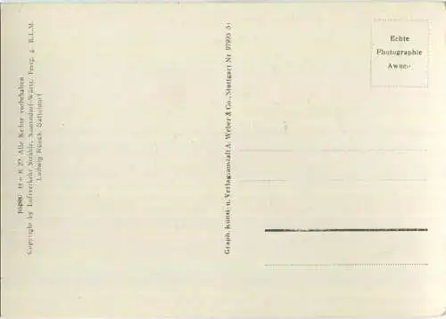 74589 Satteldorf - Fliegeraufnahme - Foto-Ansichtskarte Grossformat - Verlag A. Weber & Co Stuttgart