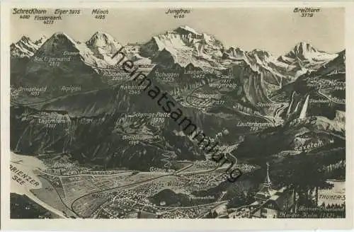 Berner Oberland - Foto-Ansichtskarte 30er Jahre - Verlag Photoglob Zürich
