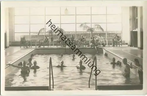 Utersum auf Föhr - Nordseekurheim - Schwimmhalle - Foto-Ansichtskarte