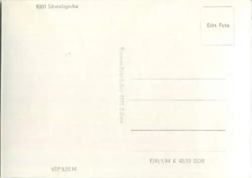 Schmalzgrube - Foto-Ansichtskarte