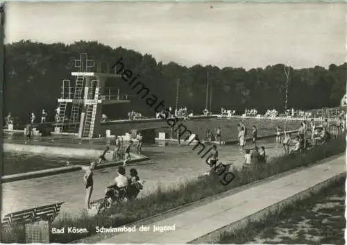 Bad Kösen - Schwimmbad der Jugend - Foto-Ansichtskarte