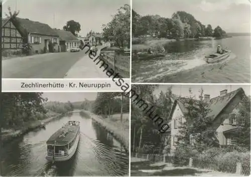 Zechlinerhütte - Foto-Ansichtskarte