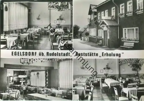 Dröbischau - Egelsdorf - Gaststätte Erholung - Foto-Ansichtskarte