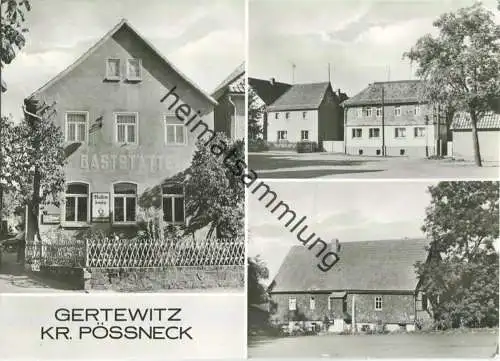 Gertewitz - Gaststätte Rosenbräu - Foto-Ansichtskarte