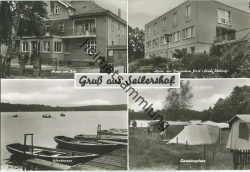 Gransee - Seilershof - Wentowsee - Foto-Ansichtskarte