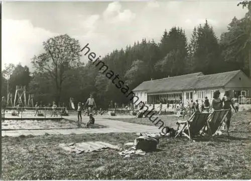 Schleusingen - Schwimmbad - Foto-Ansichtskarte