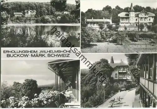 Buckow - Erholungsheim Wilhelmshöhe - Foto-Ansichtskarte