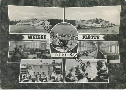 Berlin - Weiße Flotte - Foto-Ansichtskarte
