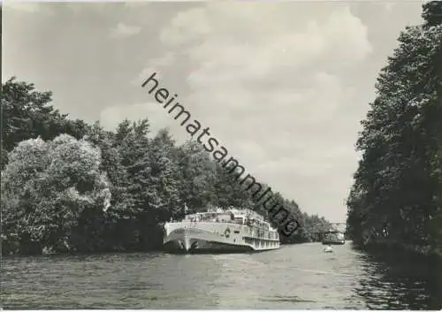 Berlin - Weiße Flotte - Luxusfahrgastschiff - Foto-Ansichtskarte