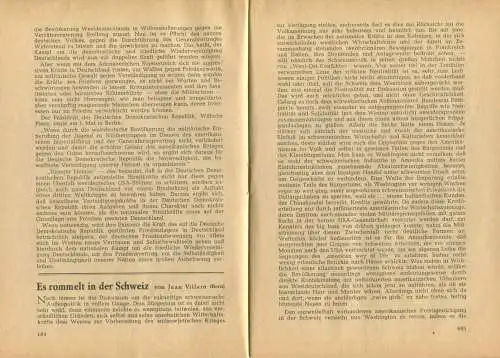 Die Weltbühne - Wochenschrift für Politik Kunst Wirtschaft - 28.Mai 1952 -begründet von Siegfried Jacobson - zuletzt gel