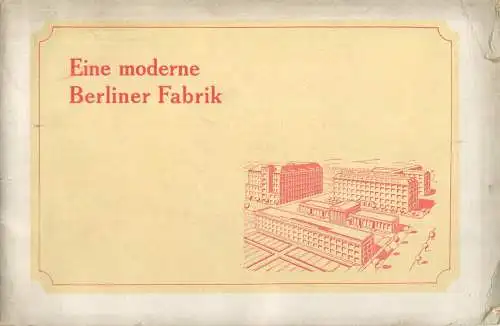 Deutschland - National Registrier Kassen GmbH Berlin-Neukölln 1927 - 48 Seiten ganzseitige Abbildungen Fabrikgebäude - B