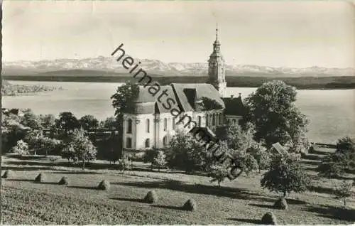 Birnau am Bodensee - Wallfahrtskirche uns Cistercienserkloster - Foto-Ansichtskarte