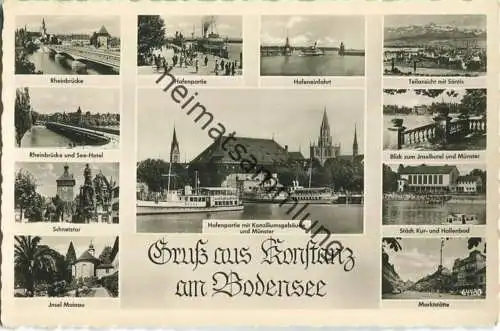 Konstanz - Grußkarte - Foto-Ansichtskarte