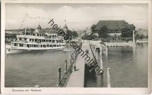 Konstanz - Fahrgastschiff Schwaben - Foto-Ansichtskarte