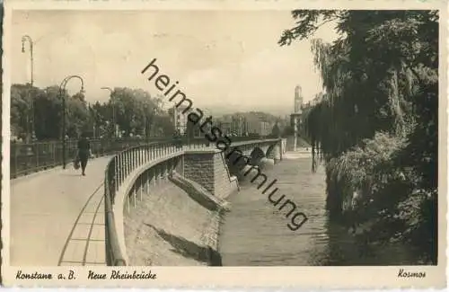 Konstanz - Neue Rheinbrücke - Foto-Ansichtskarte