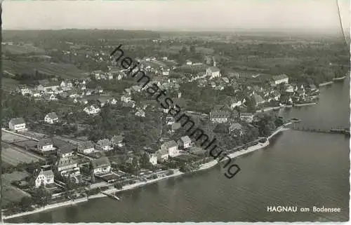 Hagnau am Bodensee - Flugzeugaufnahme - Foto-Ansichtskarte