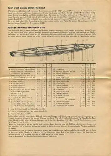 Hart-Mitteilungen Oktober 1932 Nr. 3 - Faltblatt mit 3 Abbildungen - Mit Sportgruss Hans Hart